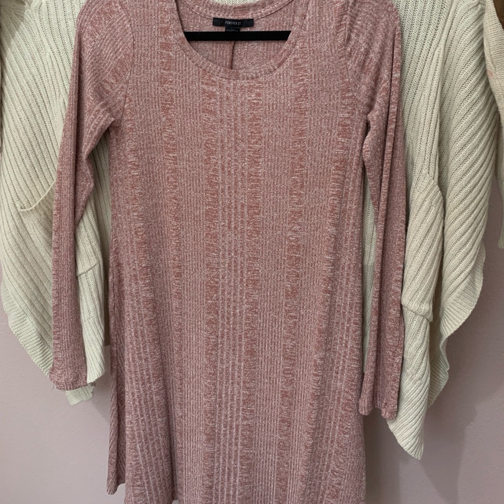 Cozy pink dress/long shirt!!